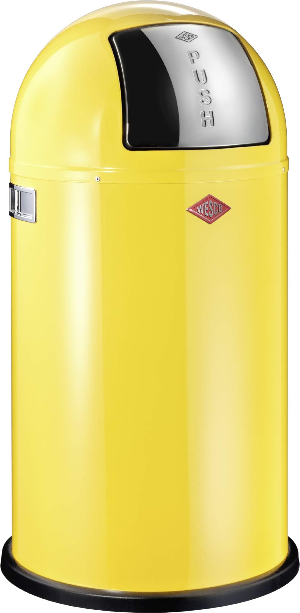 Wesco Push Two Powder Coated Steel Waste Recycling Bin, 50 Litre ...