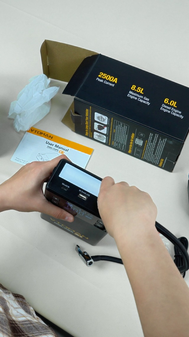 Amazon.com: VTOMAN X1 Jump Starter with Air Compressor, Car
