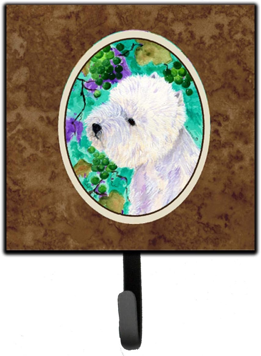 Caroline's Treasures SS1064SH4 Westie Leash Holder or Key Hook, Small, Multicolor