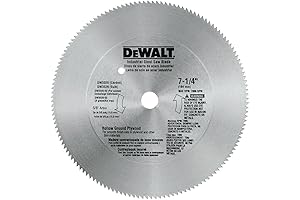 DEWALT 7 1/4 Inch Circular Saw Blade with 140 Teeth for Cutting Wood