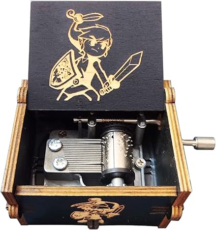 Das Legend of Zelda Film: Dreharbeiten in Neuseeland beginnen - Neue Details kommen zum Vorschein 10 61ihAih2WyL. AC SX425 Bolunlun Zelda music box, wooden hand crank music box, wooden toys for anime fans, gifts for boyfriends and kids, Valentines Day, birthday, Halloween and Christmas. (Zelda song)