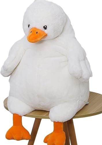 Miniatura 4 de ronivia Animales de peluche con peso de pato, 21.5 pulgadas, 5.2 libras, juguete de peluche con peso grande, almohada de animales de felpa con peso