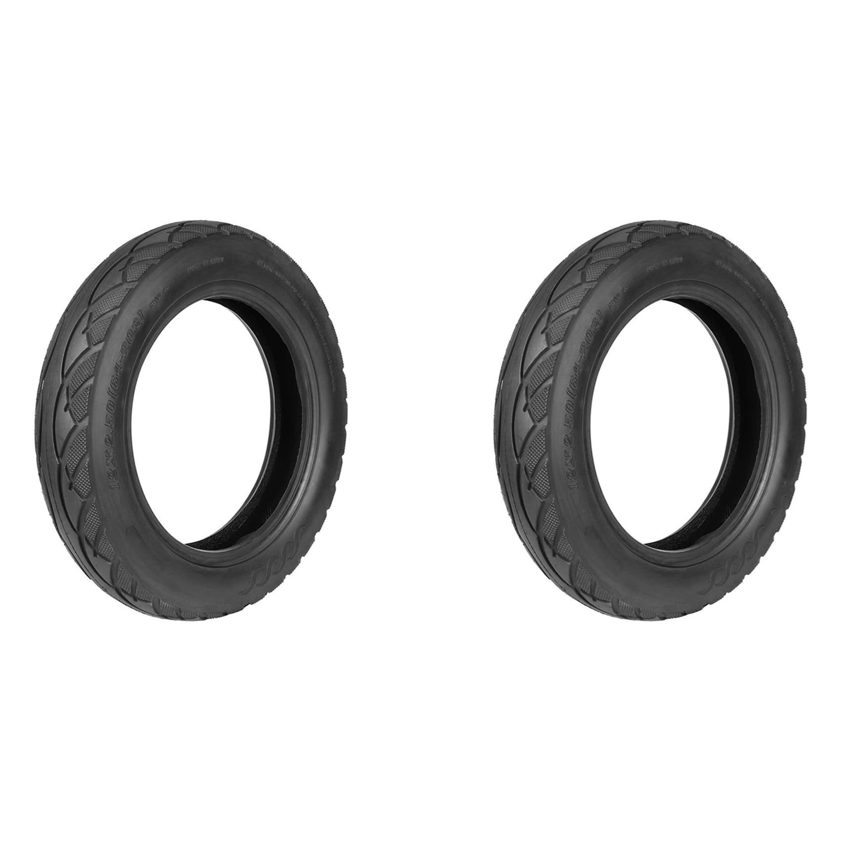 2X 12x2,50(64-203) Opona Szosowa Opona do Roweru Elektrycznego Rowerek Biegowy 12-Calowa Gruba Opona Szosowa