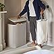 Joseph Joseph Tota Trio 90 liter/23.8 gallon Laundry Hamper Separation Basket with lid, 3 Removable Washing Bags with Handles- Ecru Product Image 2