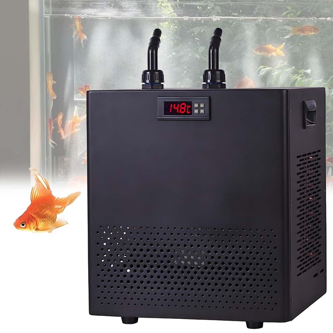QianCruxtacy Aquarium Chiller for Coral Reef & Jellyfish Tank 300L