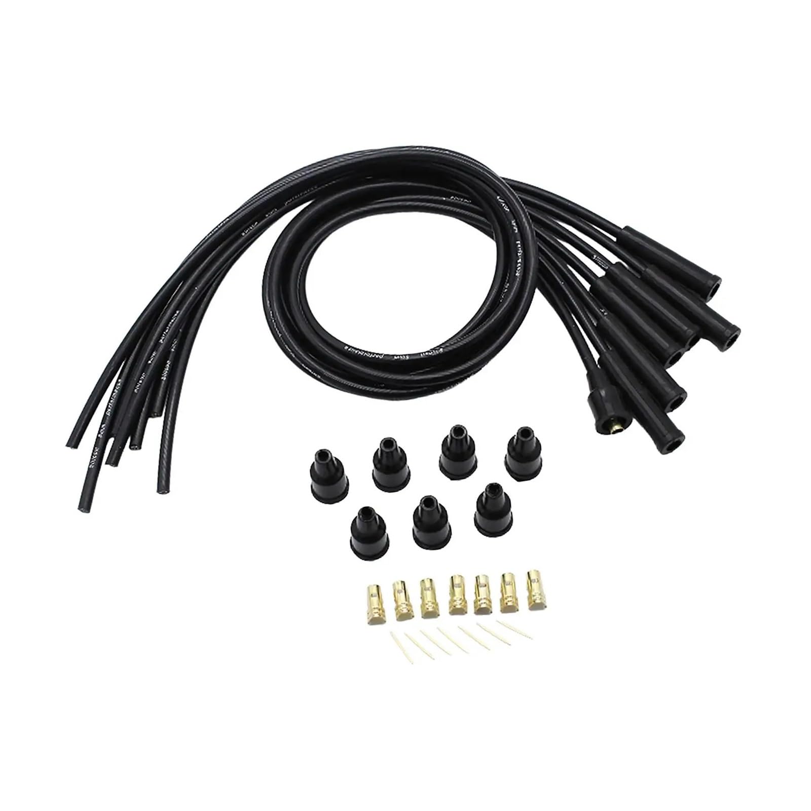 Cavi Candela in Silicone da 8 mm, Professionali e Facili da Usare, Accessori di Ricambio per Auto Classiche a 6 cilindri.