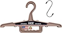 Vista 12 de HICE - Garrison - Percha resistente Percha original resistente para ropa y equipos Capacidad de carga de 150 libras Resina duradera de alto
