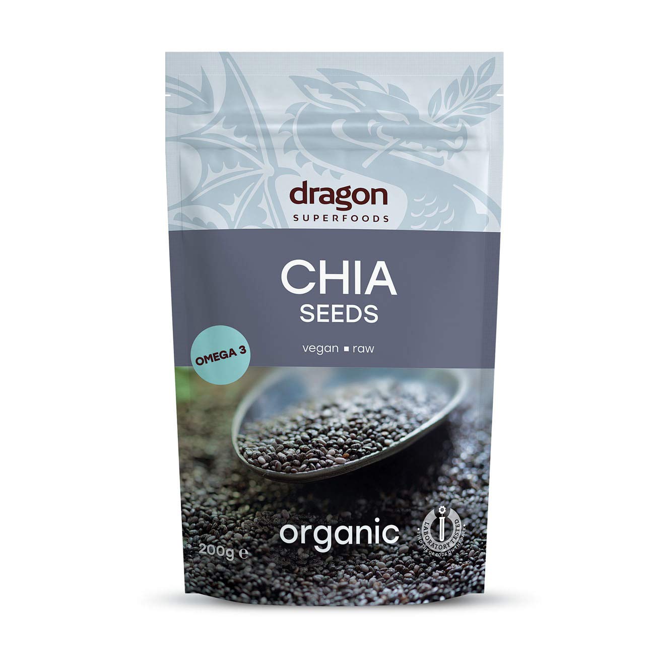 Dragon Superfoods Black Chia Seeds, 200 g