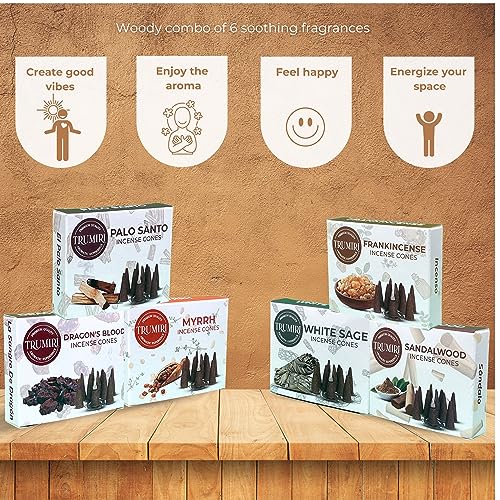 Trumiri TRU-ICVP-WOODY Incense Cones - Variety Pack thumb #4