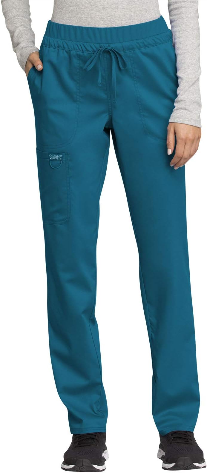 Scrubs for Women Workwear Revolution Drawstring Cargo Pants Soft Stretch WW105 Tall