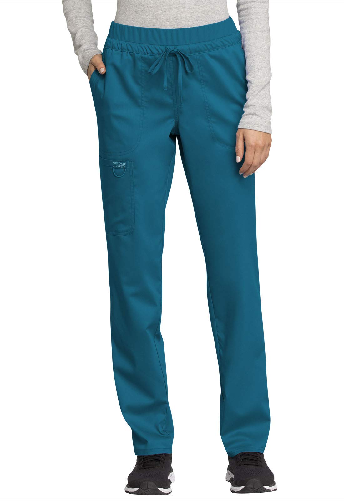 Scrubs for Women Workwear Revolution Drawstring Cargo Pants Soft Stretch WW105 Tall
