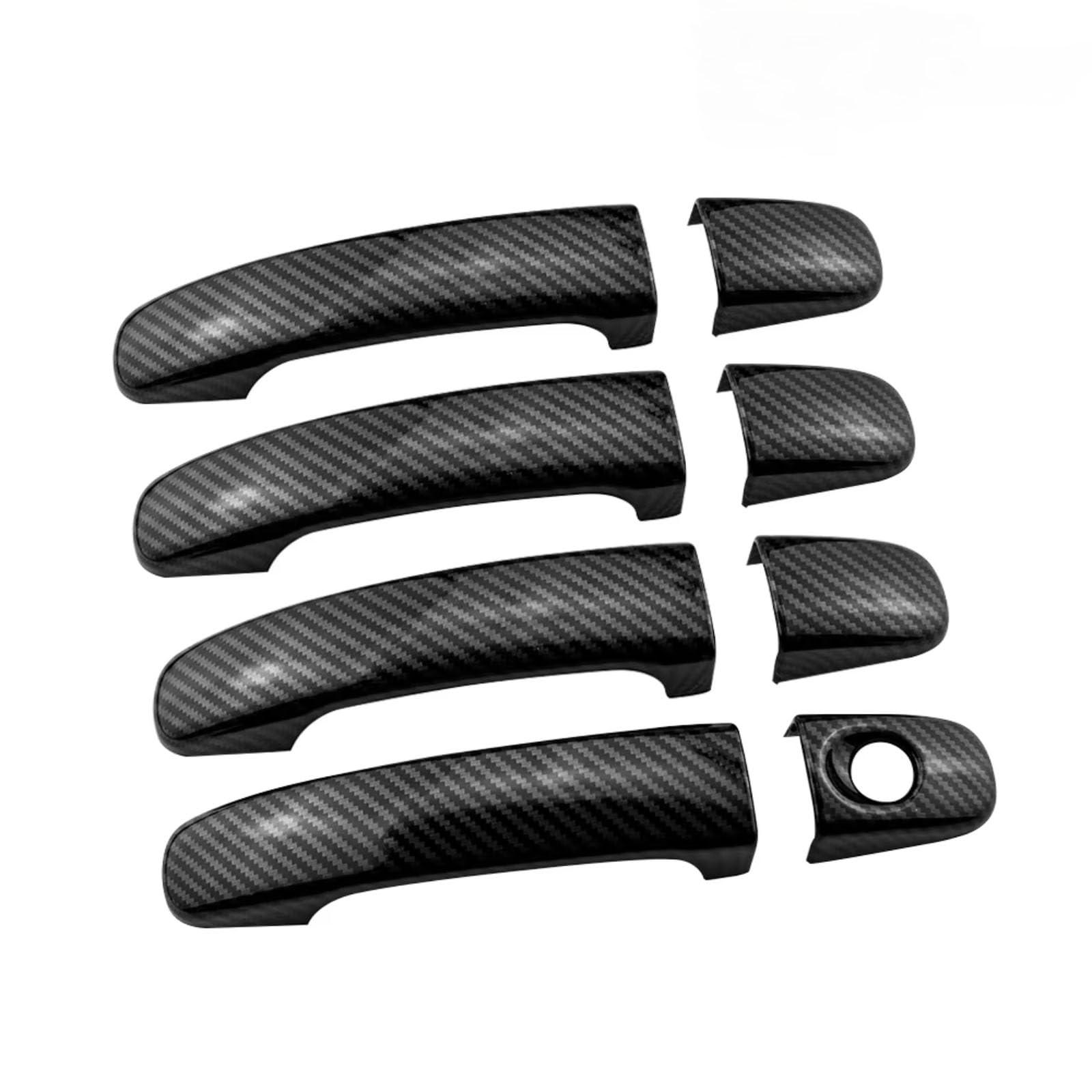 Ymnhbik One Color Door Handle Cover Compatible With For Ranger For Everest For Endeavour 2015-2022 Car Accessories Outer Door Handle Protection Cover Trim Stickers