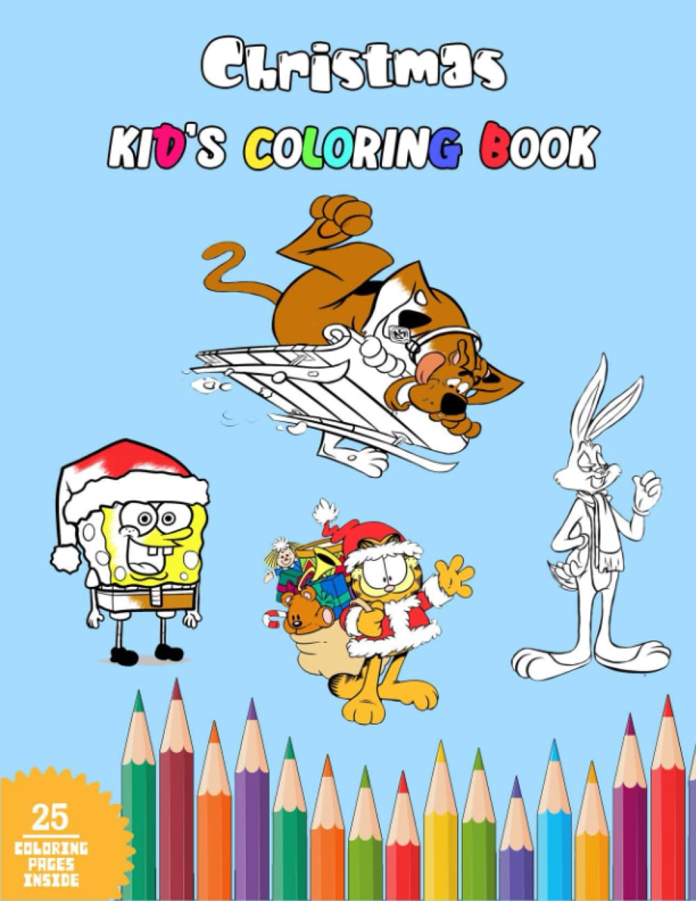 Christmas kids coloring book: Christmas kids coloring book | swearing coloring book pages for stress relief | cartoon coloring activity book for Christmas