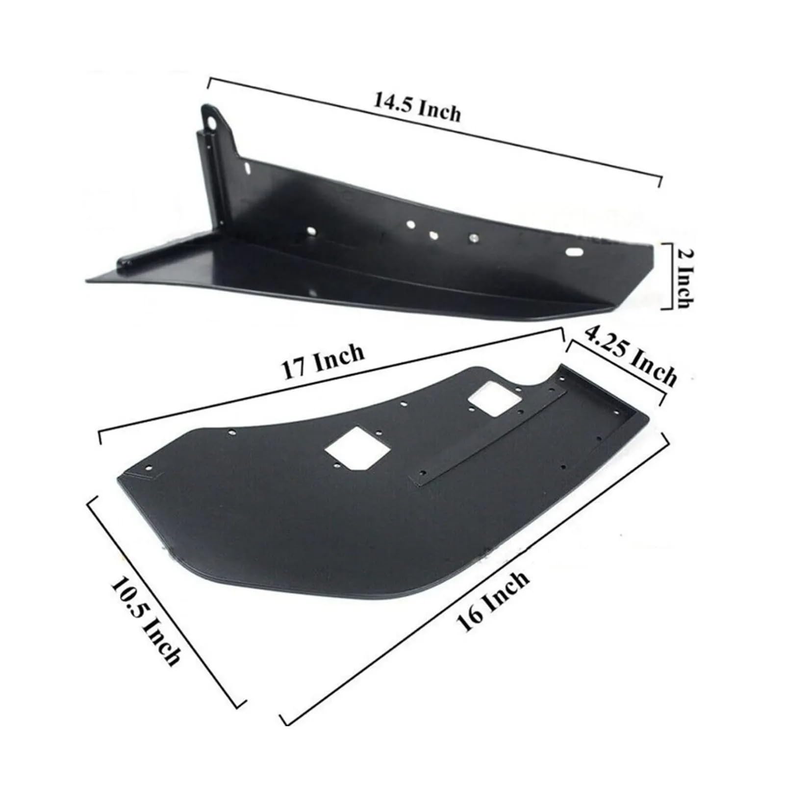 Uniwersalny spoiler Do Mustang GT500 To 2021Front 2014 | 1 Pair Przedni Dokładka przedniego zderzaka