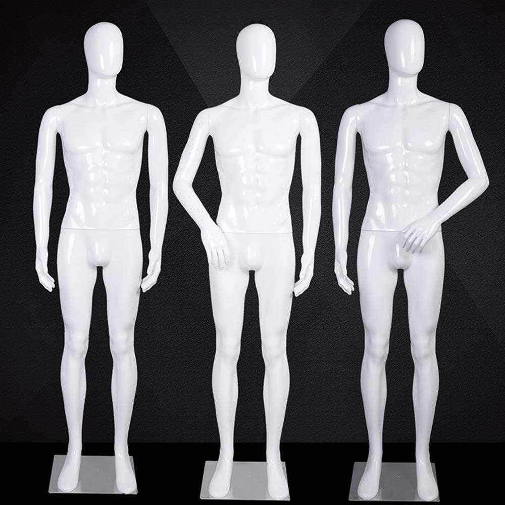 Professionelle Schneider-Dummy-Accessoires für männliche Bekleidungsgeschäfte, Schaufensterständer, Modell-Requisiten, männliche Models, Requisiten, Körper (Farbe: D)