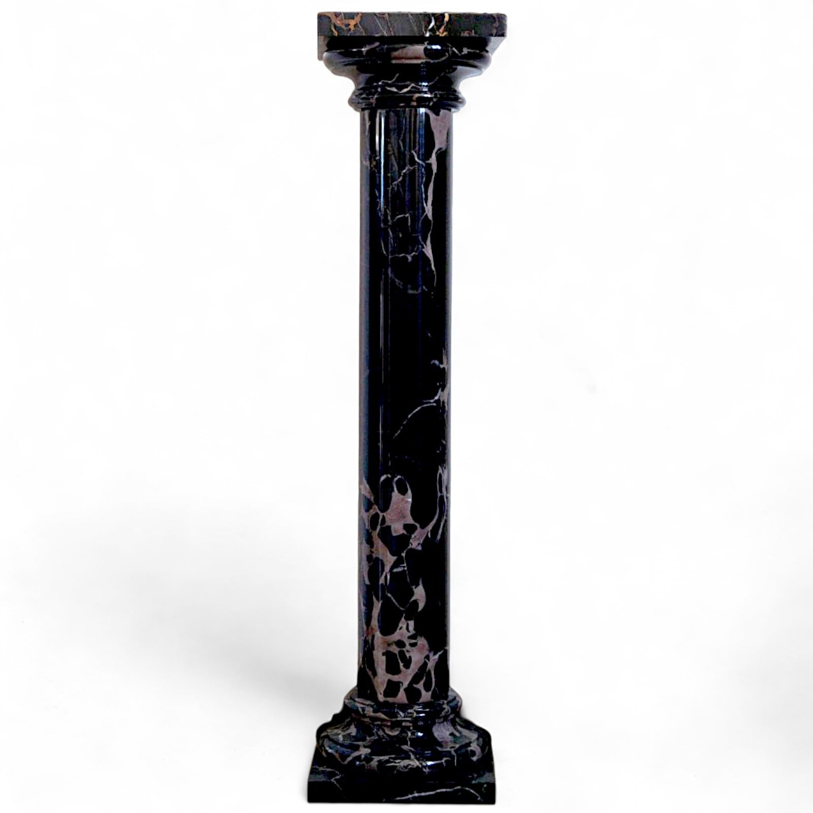 Marmurowa kolumna Portoro Antique Marble Column Made in Italy H.100cm