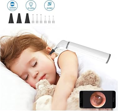 5 in 1 WiFi Ear Endoscope Camrea 1080p Earpick 3.9mm Ear Inspection Camera 1.0mp HD Digital Otoscope