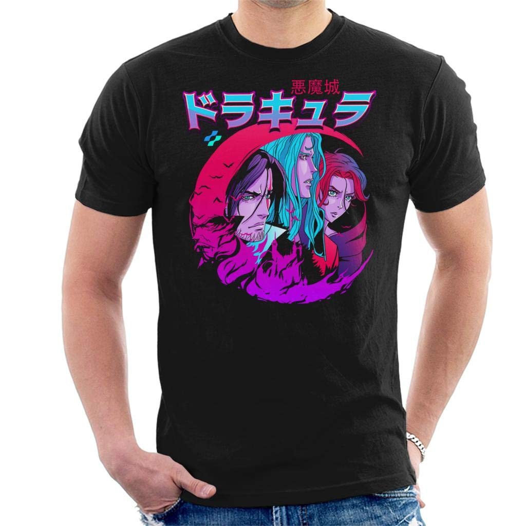 Devils Castle Alucard Trevor Sypha Castlevania Men's T-Shirt Black