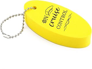 YODOCAMP Funny Foam Floating Keychain Gift for Boating Sailing Foam Floater Key Chain Gifts for Swimming Diving Sailing Floating Keychain for Boat Keys for Surfing and Outdoor Water Sports, Yellow, S