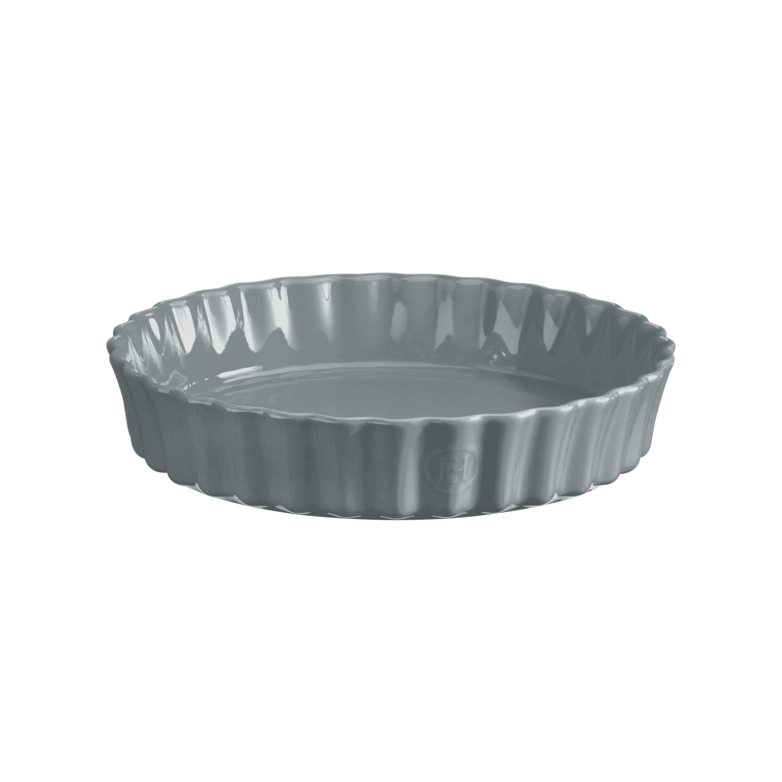 Emile Henry Tourtière Haute Ø 28 cm – Céramique Haute Résistance – Cuisson Homogène et Tarte Dorée à Cœur – Coloris Perle – Fabriqué en France