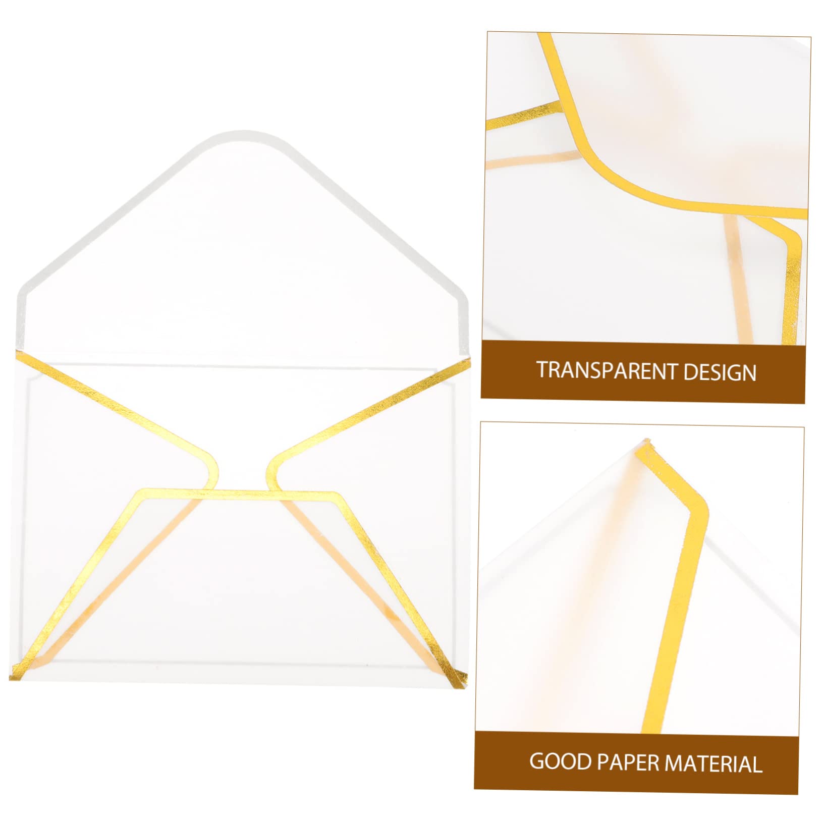 TEHAUX 80pezzi Buste Vintage Trasparenti Per Inviti Matrimoni e Feste Eleganti Envelopes Per Biglietti Di Compleanno e Occasioni Speciali Carta Di Alta Qualità Per Cerimonie e Eventi