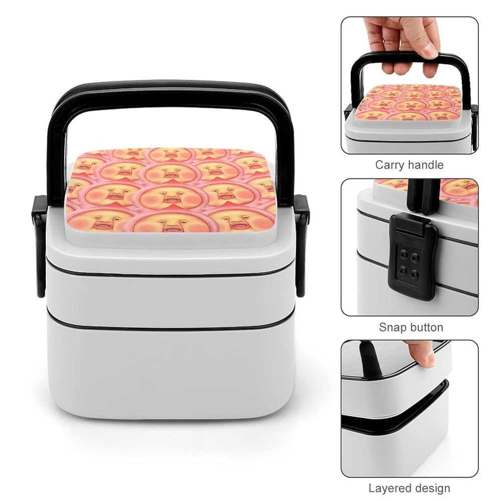 Asahi × こびとづかん オリジナルランチBOX２点(1種) Amazon｜こびとづかん 弁当箱 ランチボックス 2段 1000ml 大容量