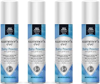 SUMMER'S EVE Feminine Deodorant Spray-Baby Powder-2 oz, 2 ct (Quantity of 4)