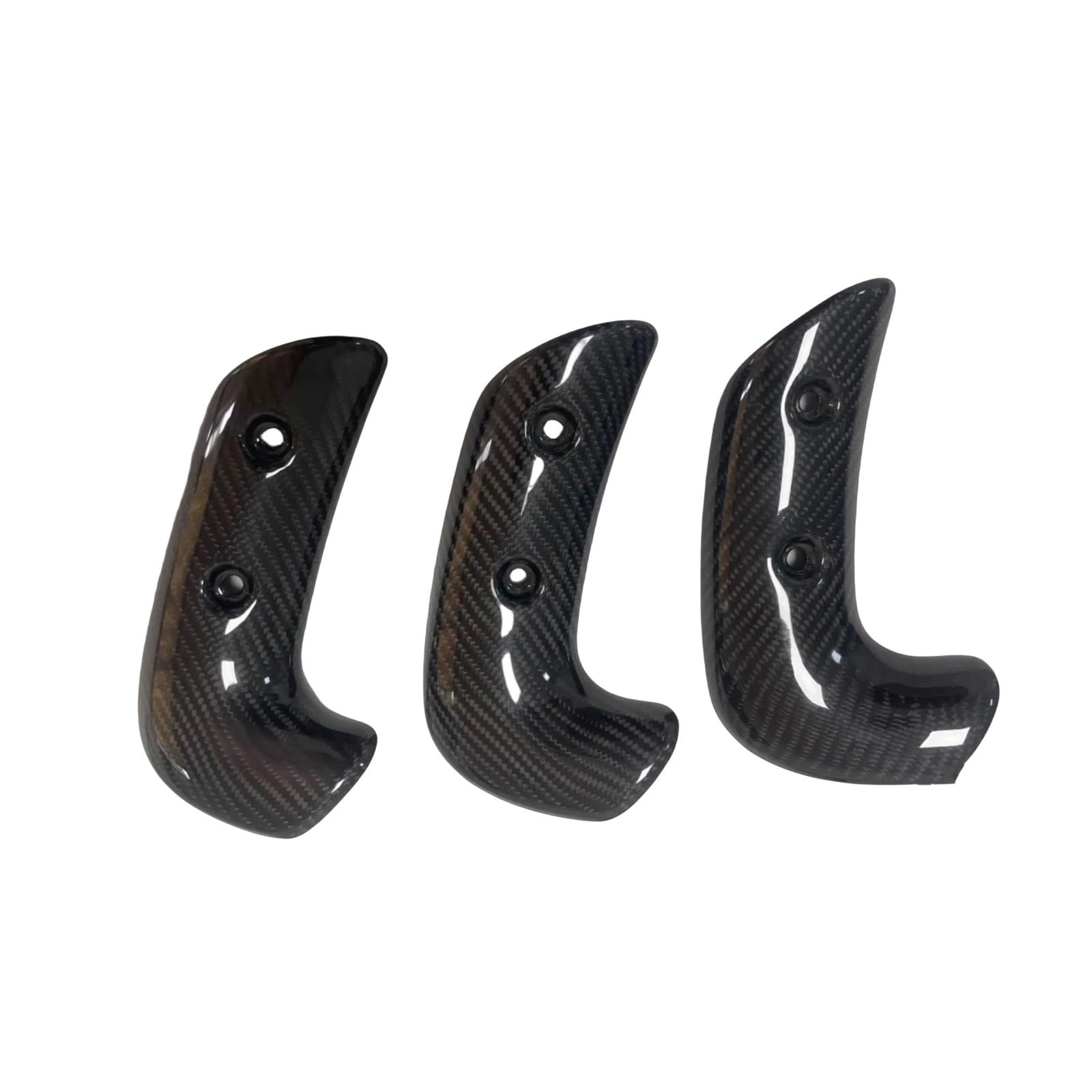 Osłona termiczna Pasuje do motocykla do Triumph Rocket III 2020-2021 z włókna węglowego, osłona termiczna, osłona boczna wydechu, wykończenie owiewki Osłona termiczna motocykla(Forged Carbon Fiber)