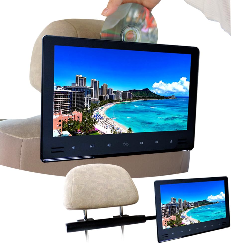 Amazon.co.jp: ヘッドレストモニター 10.1インチ 車 DVDプレーヤー