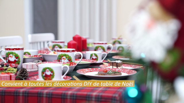 Assiette Décorative Père Noël - 7 1/2 Pouces - Idéale Pour Pain, Salade Ou Déco De Noël