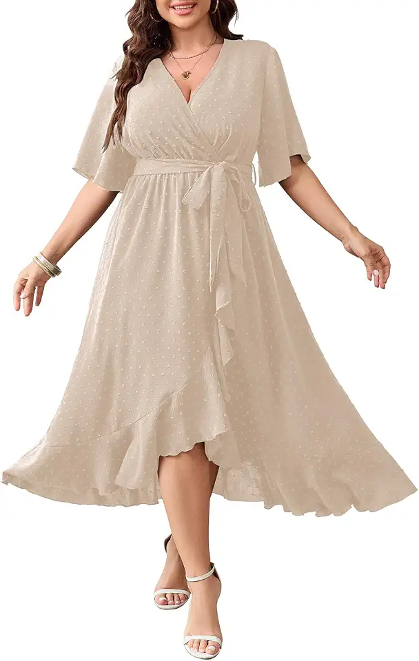 SCOMCHIC Womens Swiss Summer Flowy