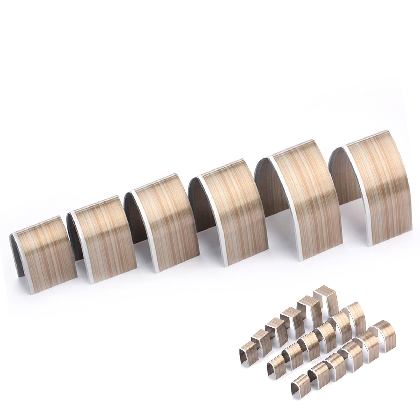 18pcs in lega di alluminio universale in pelle artigianale foro cutter vuoto impronta Punch Set Kit strumenti di punzonatura in pelle fai da te