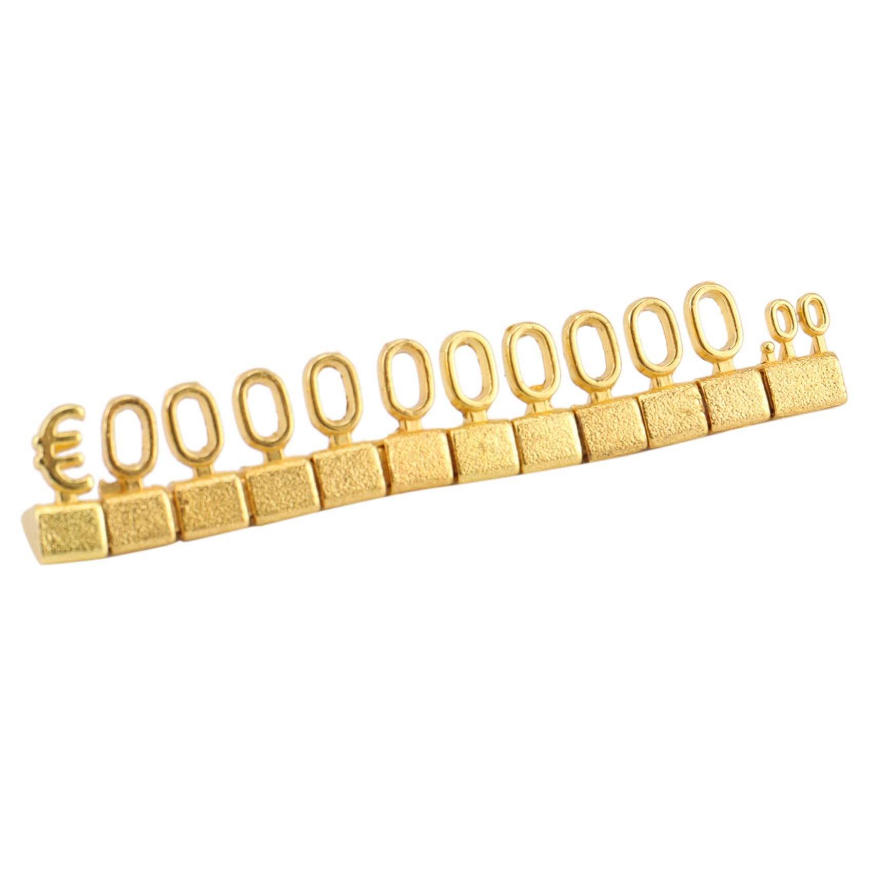 50 Set di Scaffali nel Metallo 3D Kit Quadrato Prezzo Regolabile per Display Negozio Gioielli Orologio Negozio Etichetta Prezzo Display Ufficio
