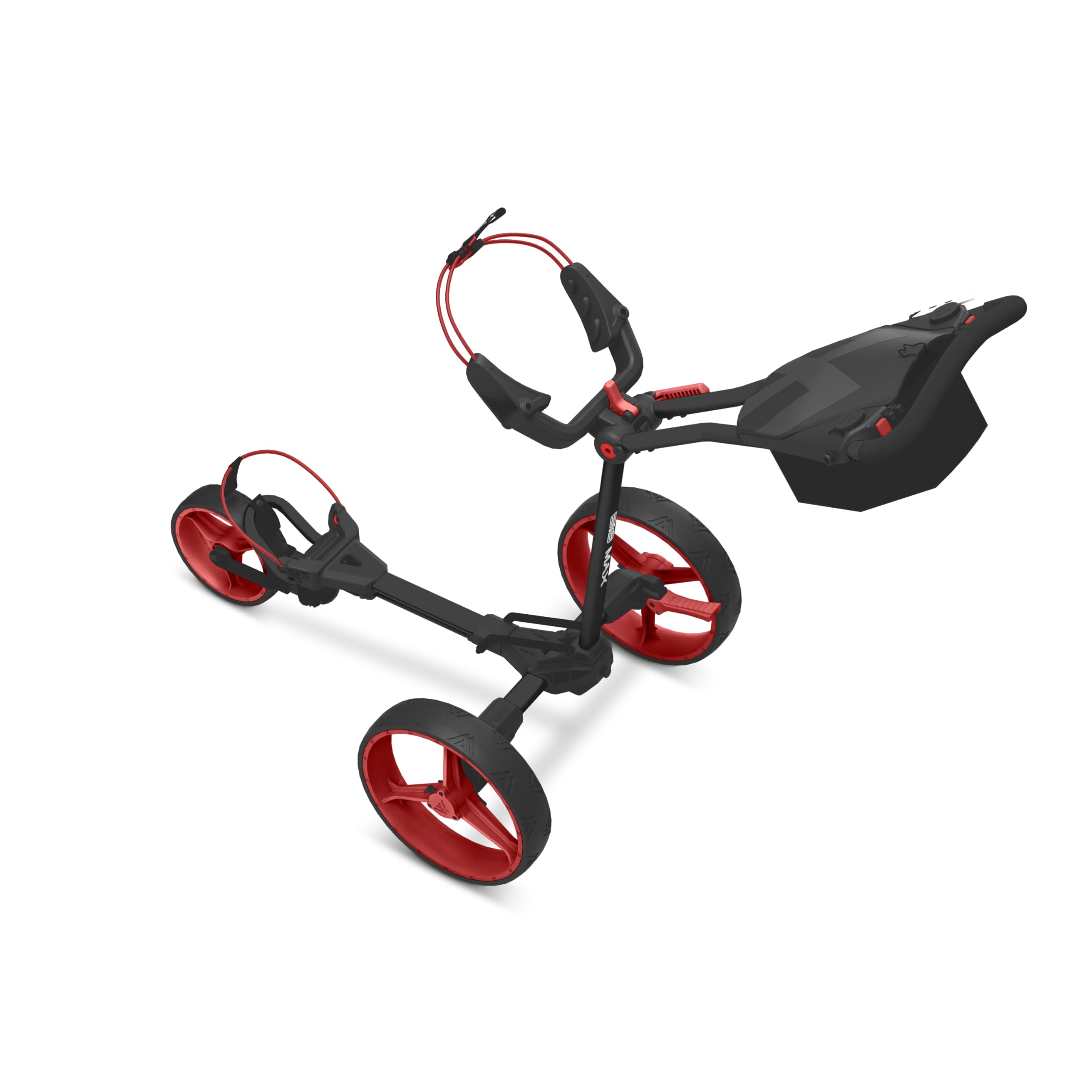 Big Max Blade Trio Golftrolley schwarz/rot
