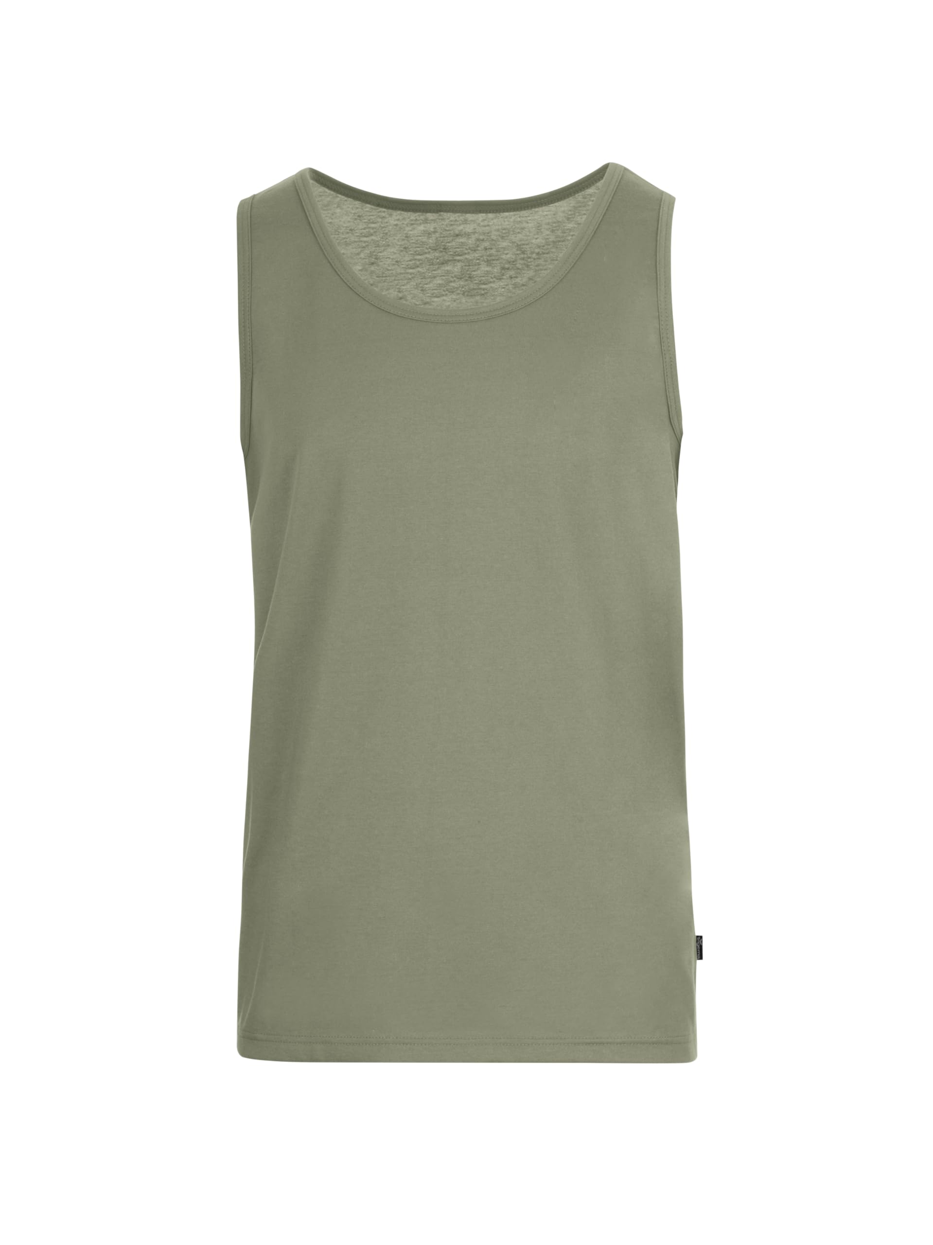 Camiseta sin mangas Trigema 636401 de algodón para hombre en color liso para verano 5