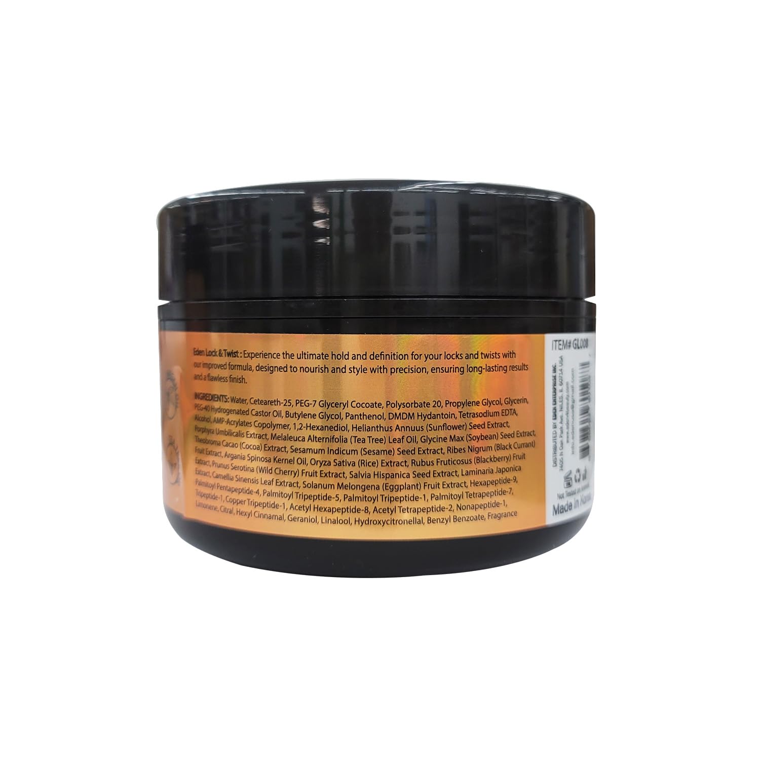 EDEN Lock and Twist Super Extreme Hold Pomade for Faux Locs, Dreadlocks, Microlocks, and Interlocks (8 fl. oz. (237 ml))