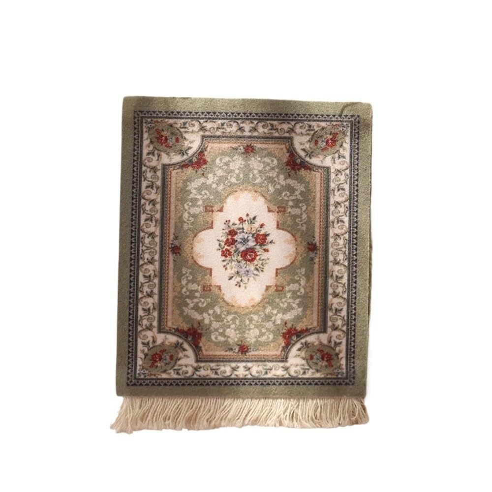 Persian Coaster Rubber Mat Placemats Coasters For Glasses Small Carpet For Computer Desk Place Mat Dinner Table Retro Non-slip(Big 8)