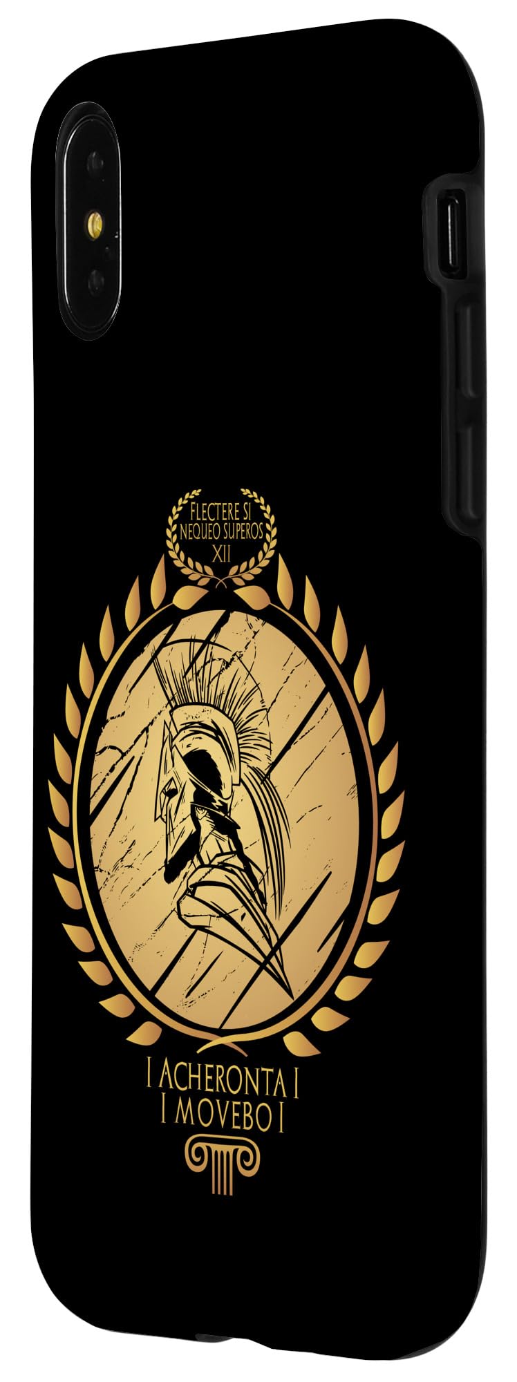 iPhone X/XS Spartan Warrior Badass Latin Quote Greek Gladiator Case - Image 2