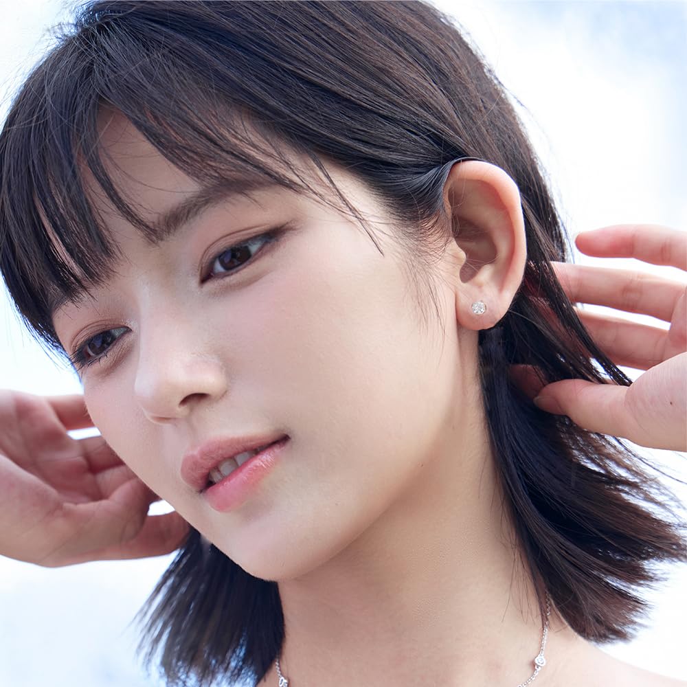 関税/送料込み【BELLGIO】1ct スノーピアス モアッサナイト&S925 関税/送料込み【BELLGIO】1ct スノーピアス モアッサナイト&S925