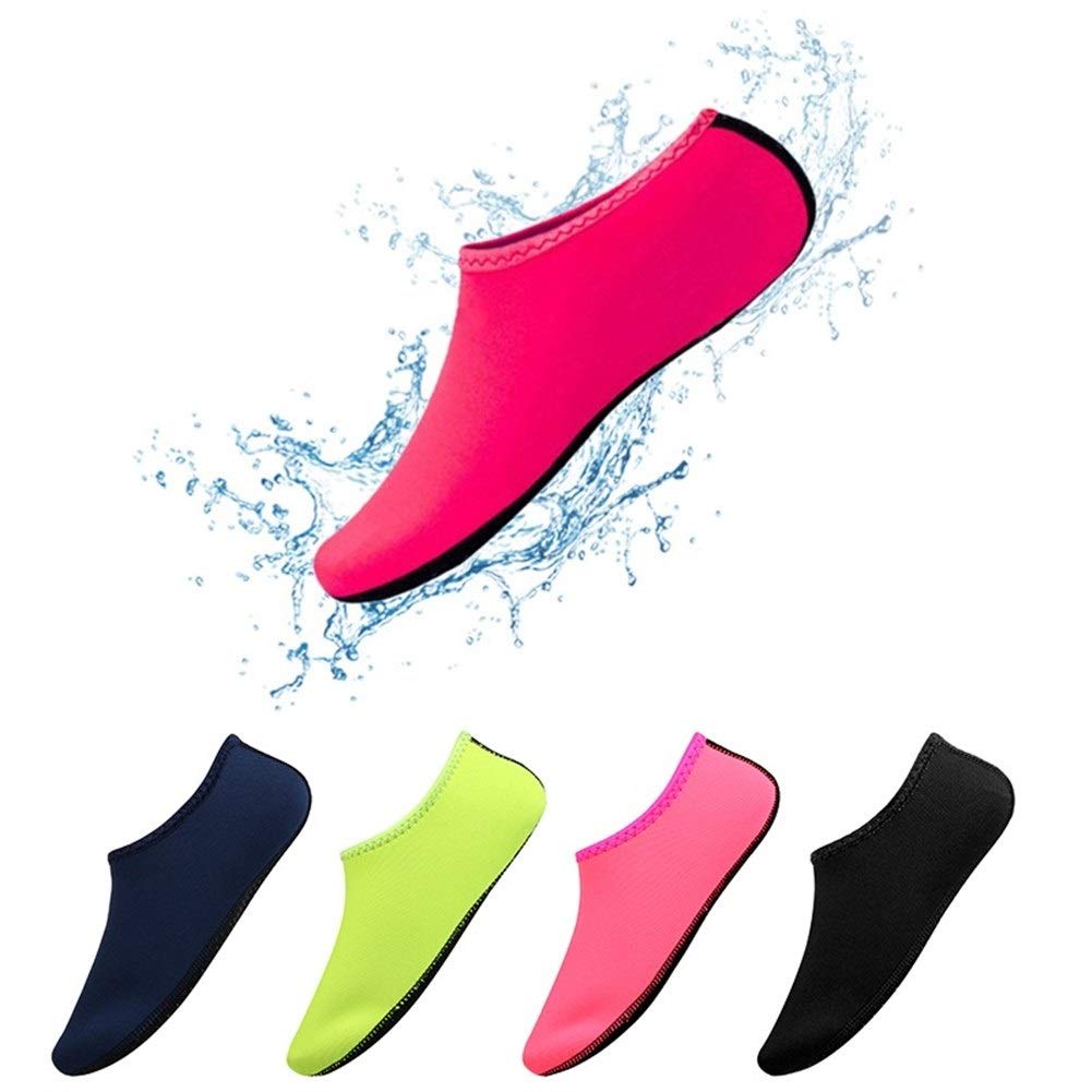 Zapatos de agua unisex, zapatos de natación, zapatos de verano, color sólido, zapatos de playa, calcetines de playa, zapatillas para hombres, botas de lluvia