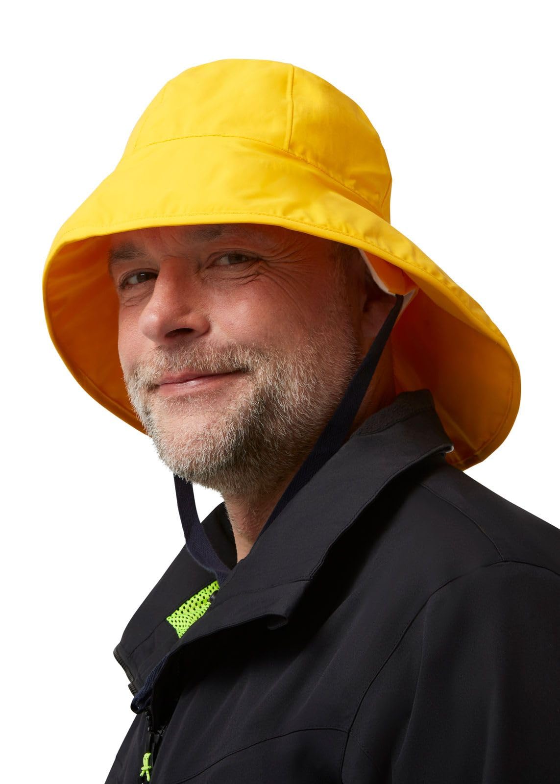 crazy4sailing Südwester Storm - Sombrero de lluvia para hombre y mujer, impermeable, con forro y correa para la barbilla, gorro de lluvia clásico para vela, pesca y exterior, resistente al viento y