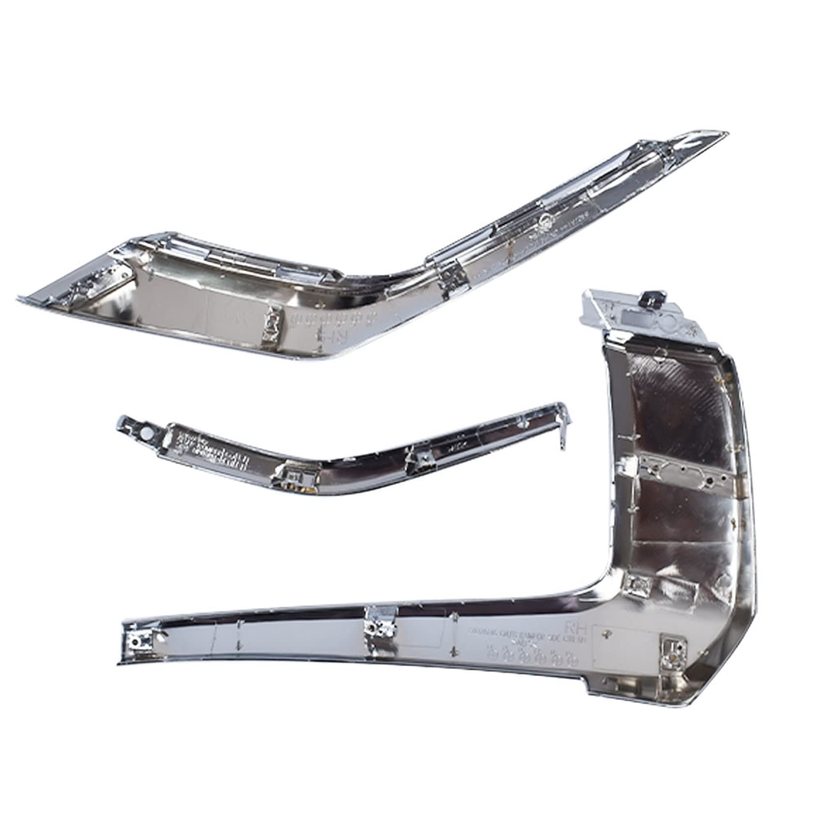 Chrome Front Bumper Cover Trim Decoration Strips For Mitsubishi