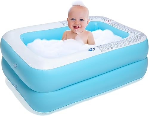Piscina inflable para niños, centro de natación familiar para niños, piscina de tamaño completo para niños, adultos, piscina fácil de configurar