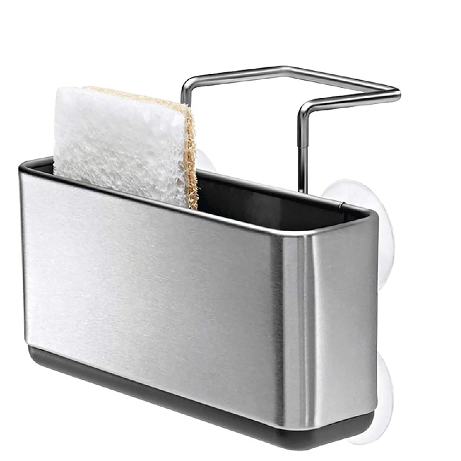 Shulily Adhesive Sink Organizer Sponge Holder+Dish Cloth Hanger, 2 In 1, Ideal For Removable Hanging Sink Caddy Brush Holder Or Adhesive Sink Rack Dish Drainer, Rust Proof, No Drilling