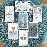 NIGHTCITY Tempest Tarot: 78 Tarot Cards with Guidebook, Ocean Tarot, Mermaid, Lighthouse, 4.75inch x 2.75inch (120mmx70mm)