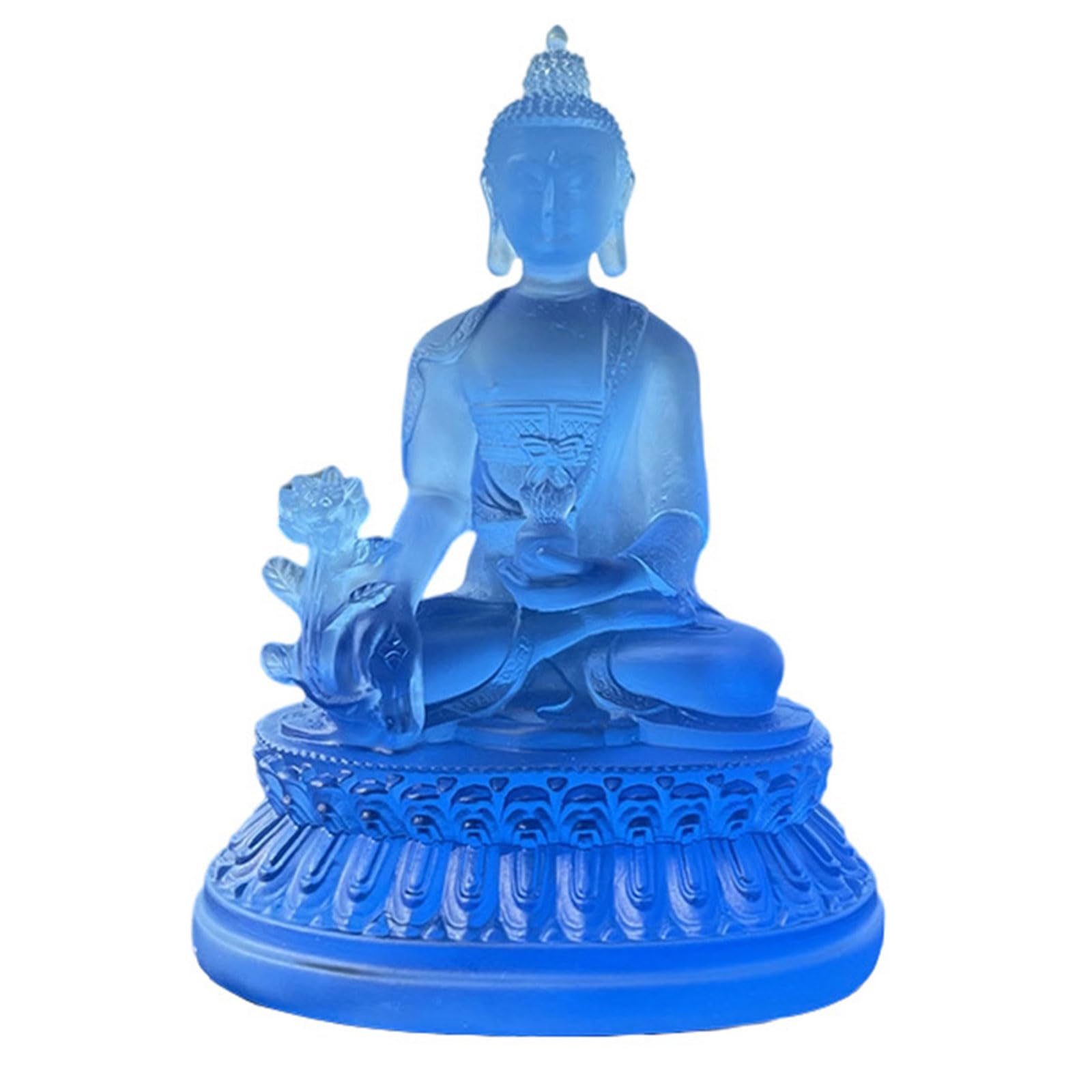 Ijksbehjf Meditations Buddhist Decors Buddhas of Healings Sculptures Collectible Figurines Medicine Buddhas Statue Home Decoration Collectible Figurines