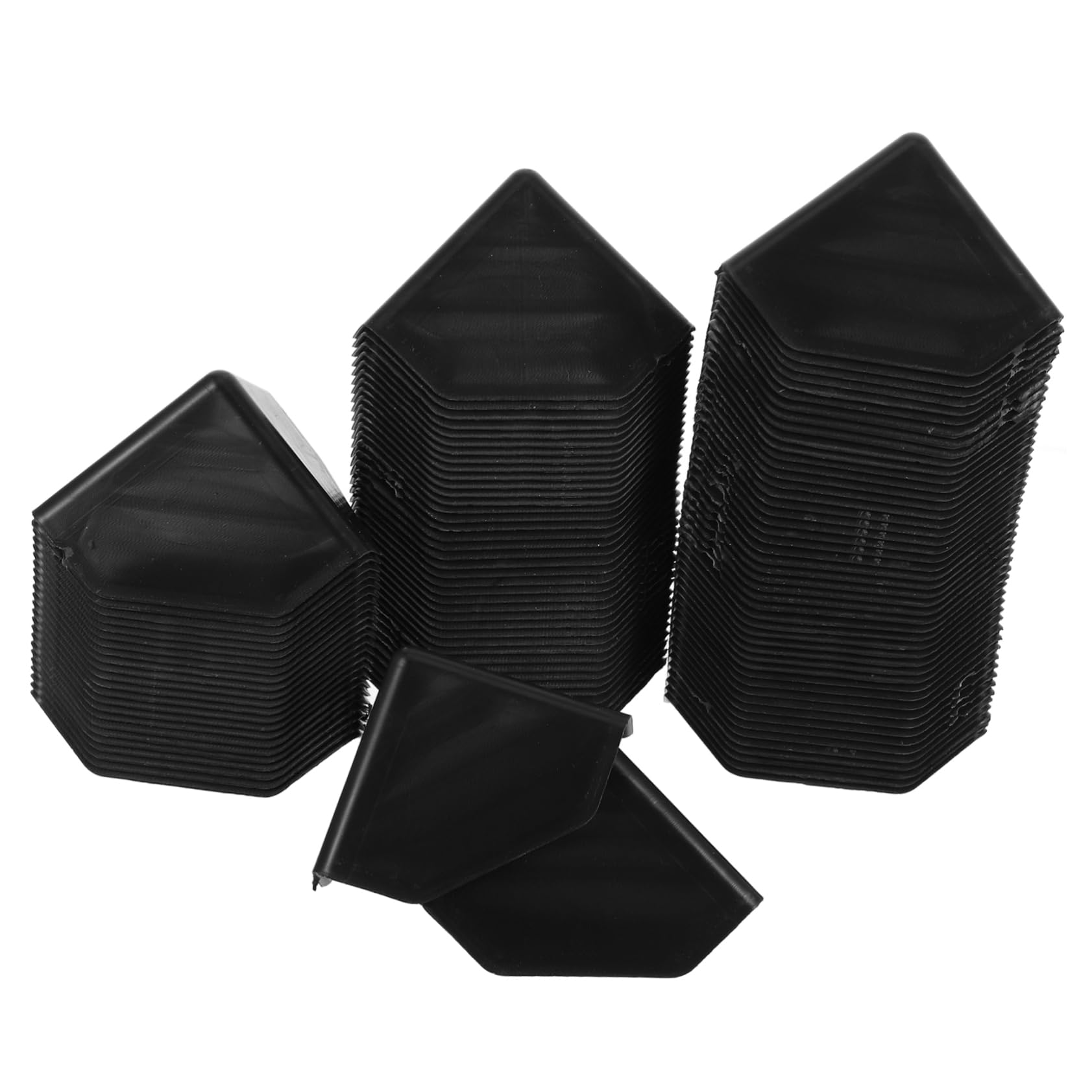 Alipis 100 Protections D'angle en Plastique 100 Pièces pour Emballage Protection de Bord Robuste lors du Déménagement pour Cartons et Meubles