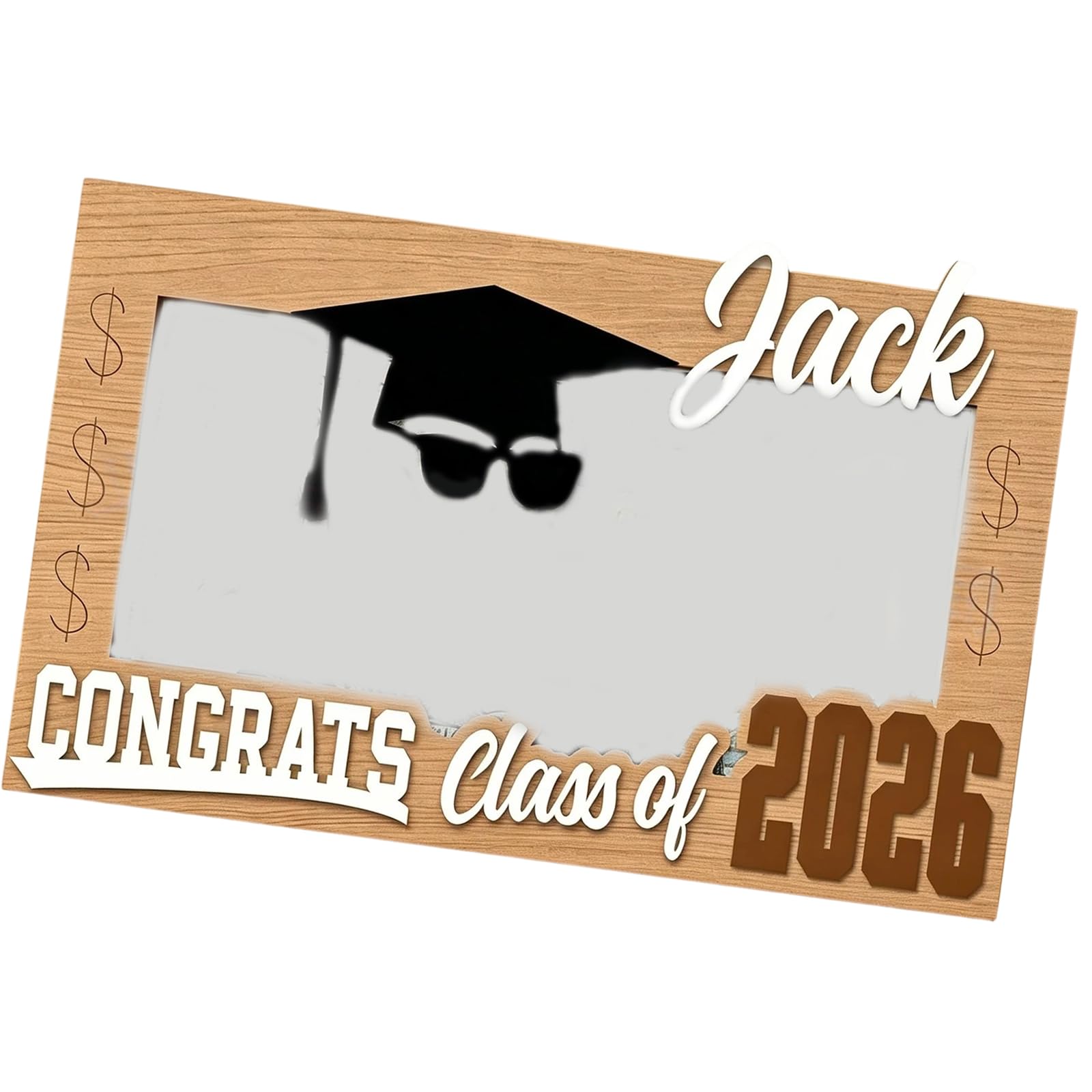 Money Holder 2026 Graduation Gifts Money Holder Class of 2026 Graduations Party Supplies Wooden Graduation Card Box