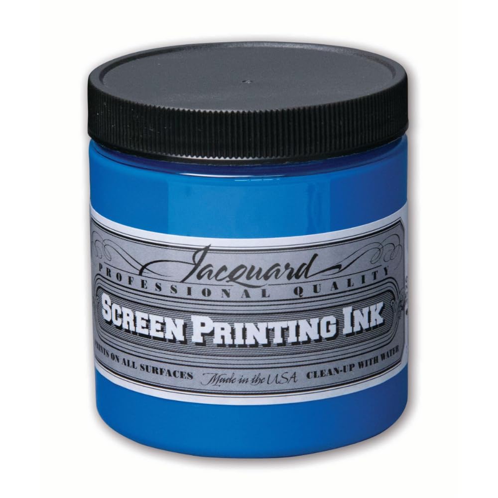 Jacquard Professional Screen Printing Ink, 4 oz., Opaque Blue