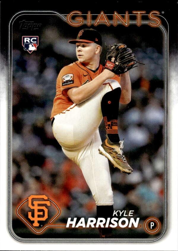 Amazon.com: 2024 Topps #667 Kyle Harrison RC Rookie San Francisco 